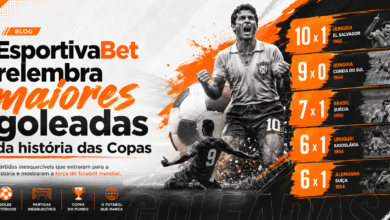 EsportivaBet relembra maiores goleadas, do 10 a 1 ao 7 a 1
